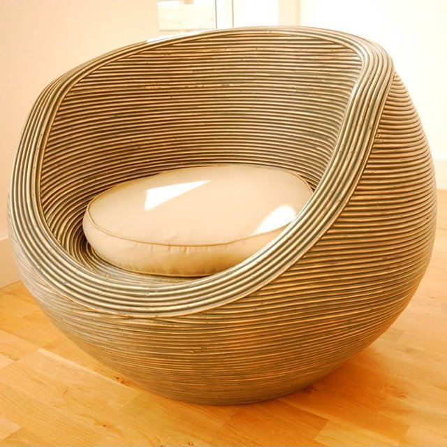 Ridge Rattan Tub Chair by Bluebone