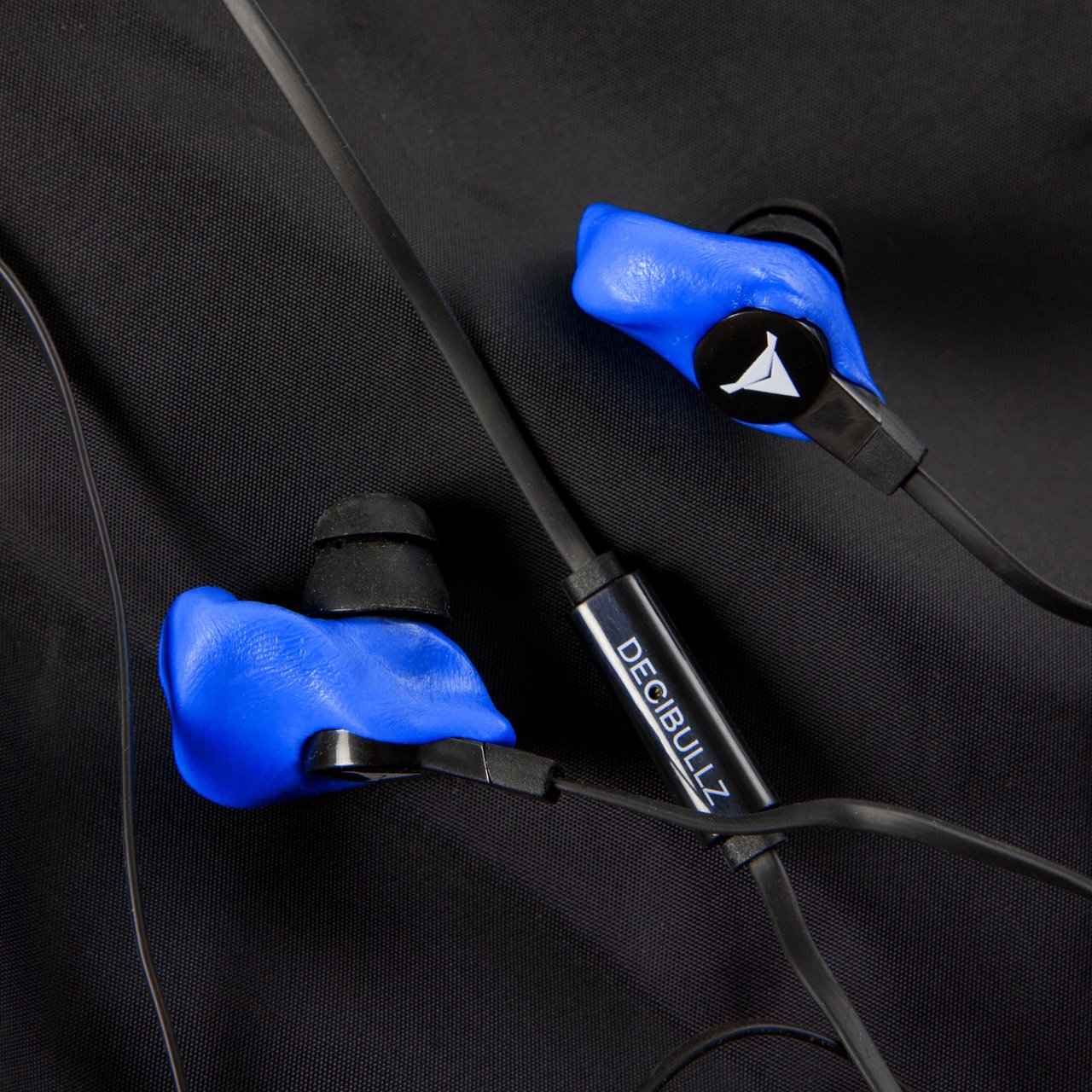 Decibullz Molded Blue Earphones