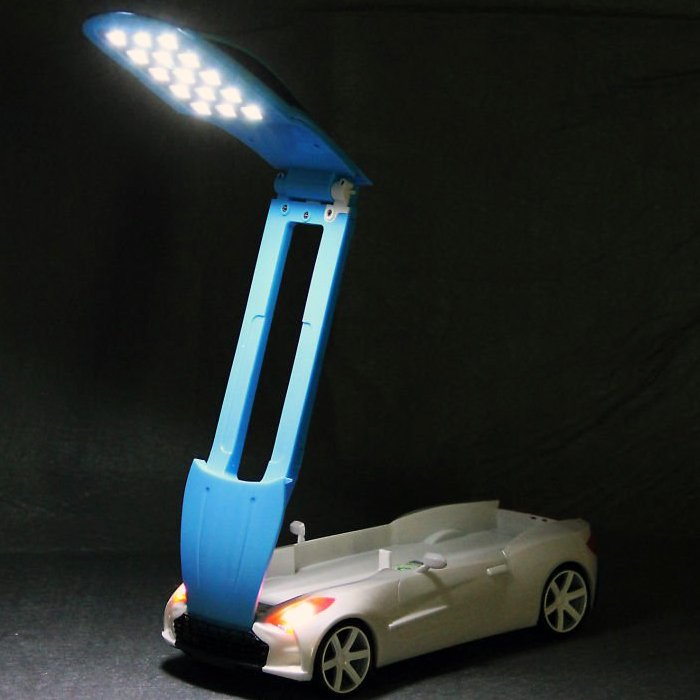 USB Car Shaped Folding Table Lamp