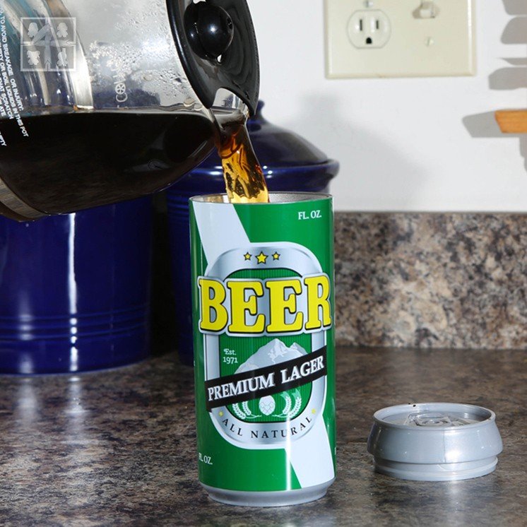 The Beer Can Travel Mug