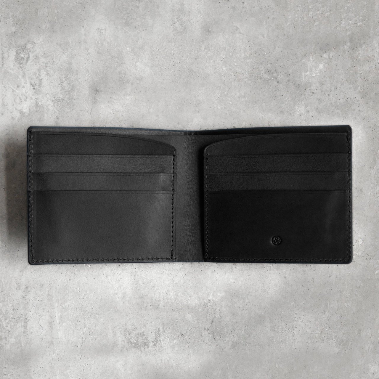 The Steinbeck Bill Fold Wallet in Black