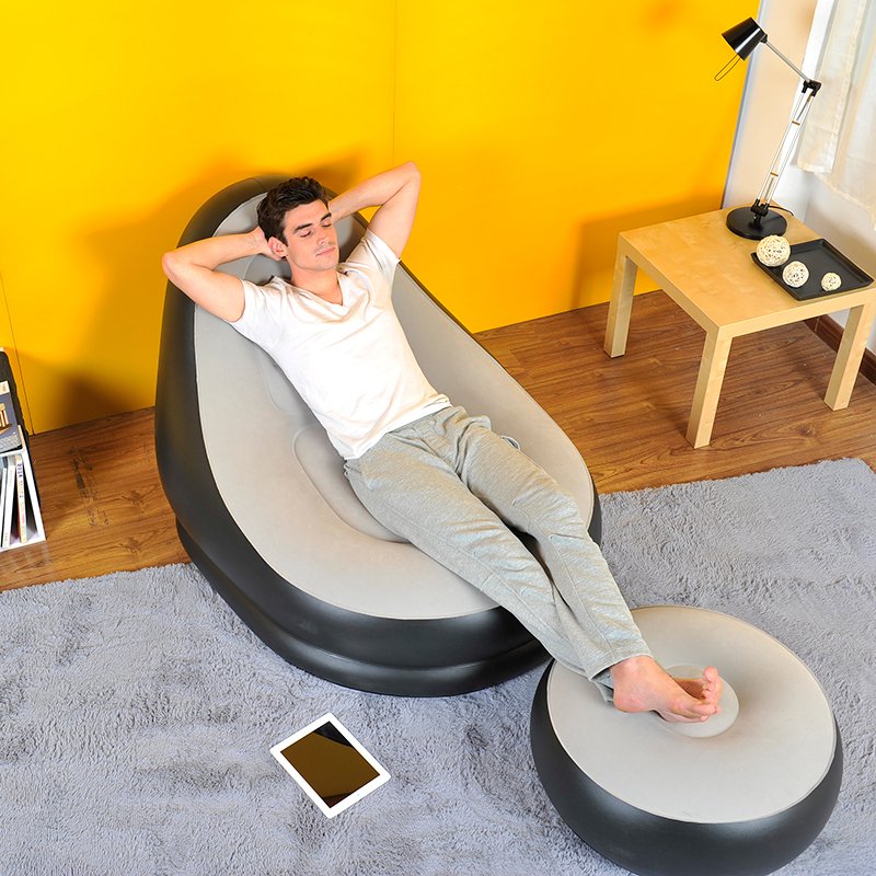 Inflatable Air Chair & Ottoman