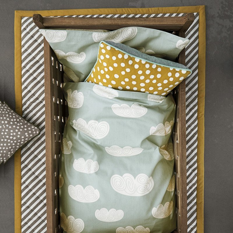 Mint Baby Cloud Bedding by Ferm Living