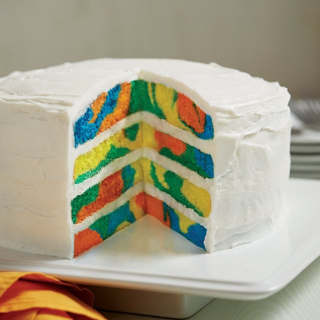 Tie Dye Cake Mix