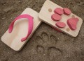 Ashiato Animal Footprint Sandals