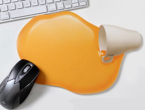 Orange Juice Mouse Pad