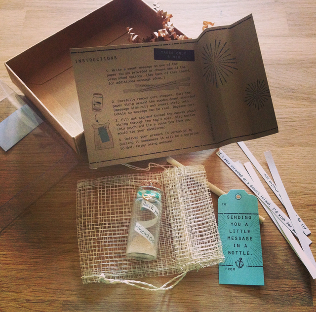 DIY Mini Message in a Bottle Kit