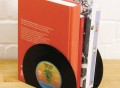 Retro Vinyl Record Bookends