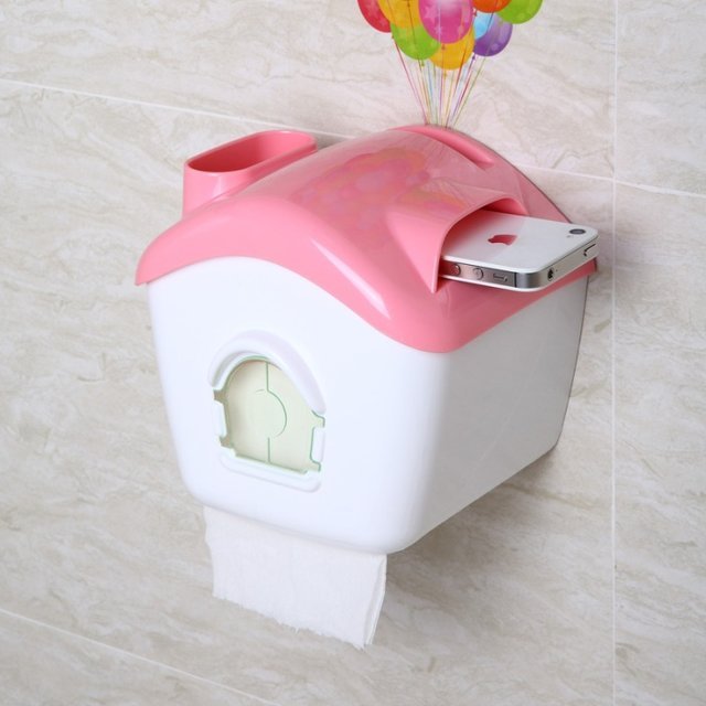 Up Balloons House Toilet Tissue Box