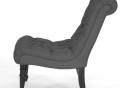 Caelie Gray Linen Lounge Chair