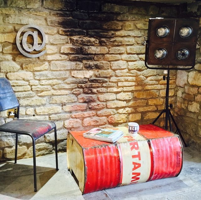 Recycled Oil Drum Coffee Table