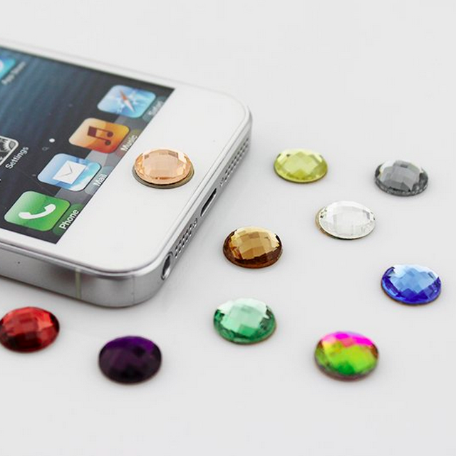 Crystal Home Button Sticker