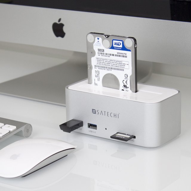 Satechi Aluminum USB 3.0 SATA III HDD Docking Station