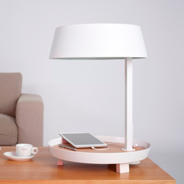 Carry USB Outlet Table Lamp