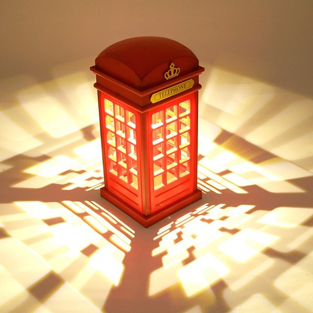 Telephone Booth Dimming Led Night Light