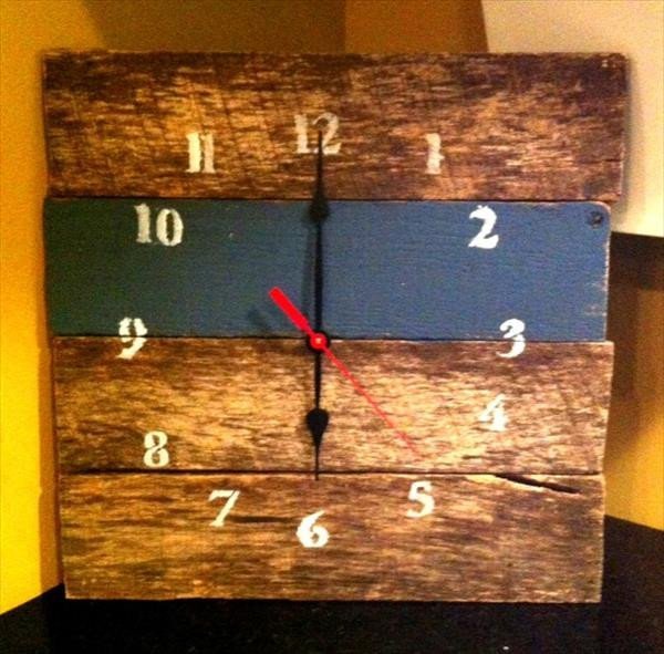 Pallet Wall Clock