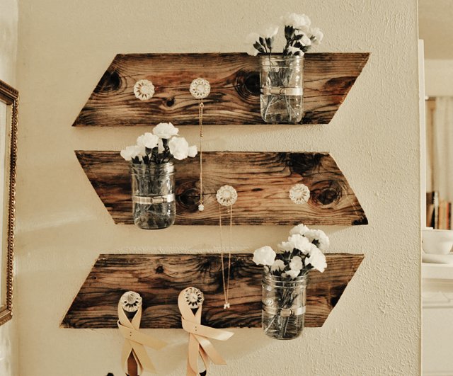 Mason Jar Wall Hanging