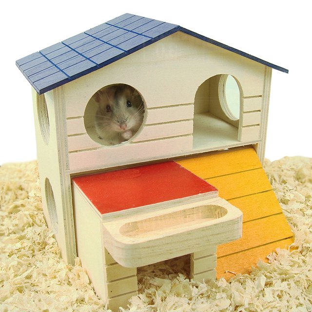 Natural Wooden Hamster House