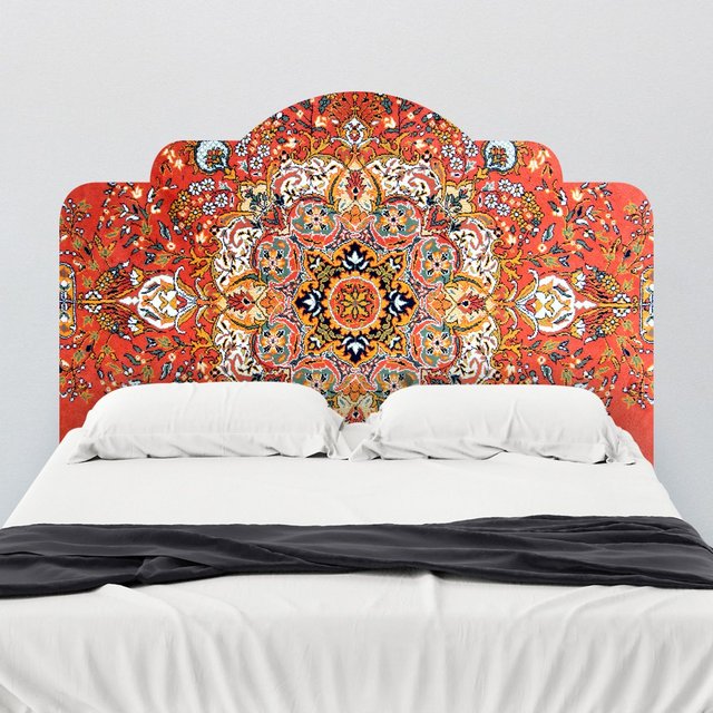 Vintage Rug Adhesive Headboard