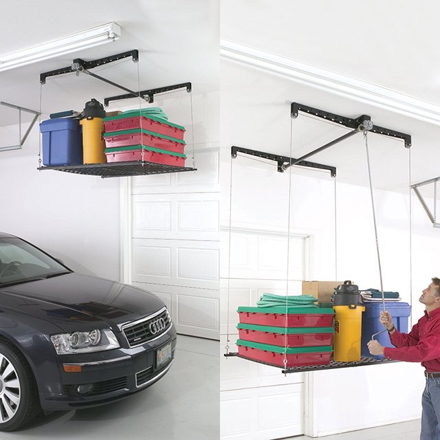 Racor Cable-Lifted Storage Rack