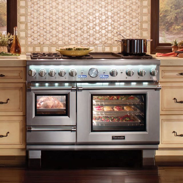 Thermador 48″ Pro Grand Commercial Depth Dual Fuel Steam Range