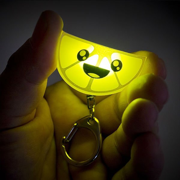 Lemon Squeezy Light Keychain