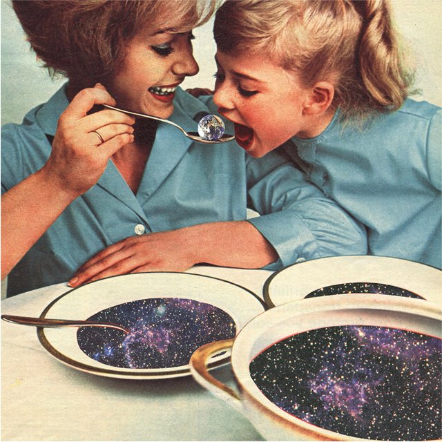 Spacefood Print by Sammy Slabbinck