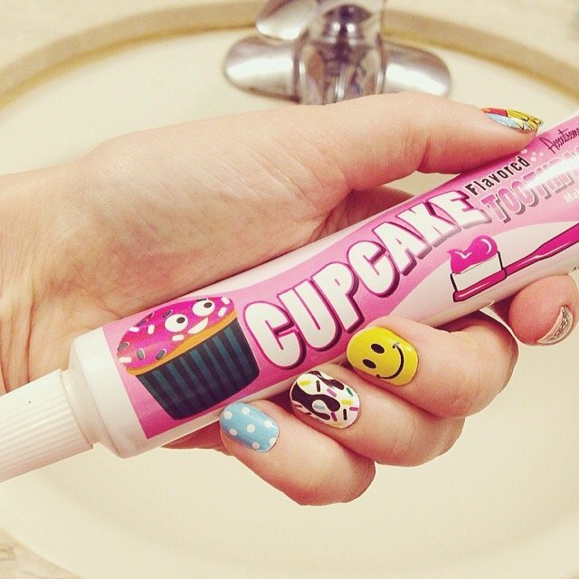 Cupcake Flavored Toothpaste