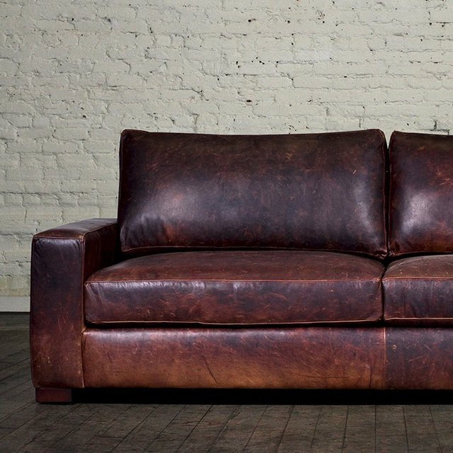 Monroe Leather Sofa by COCOCO