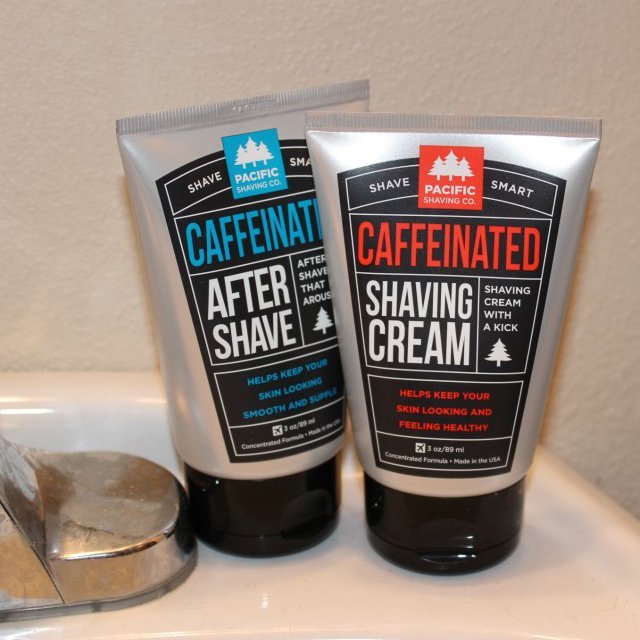 Caffeinated Shaving Cream & Aftershave Set