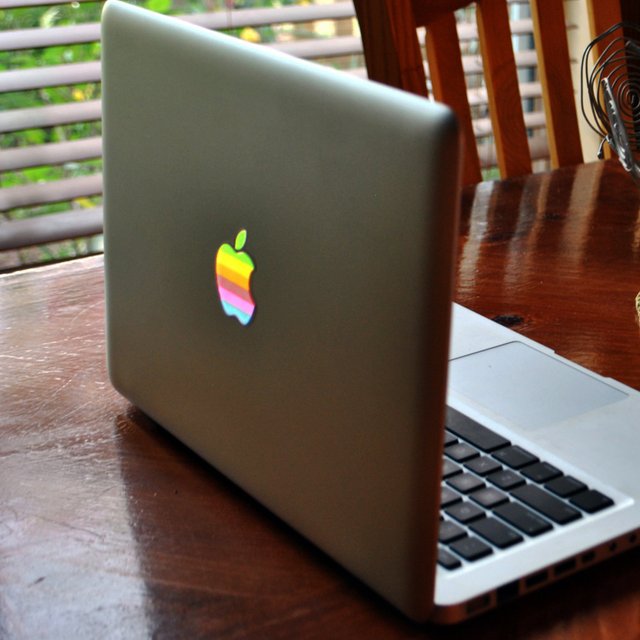 Retro Apple Macbook Decal