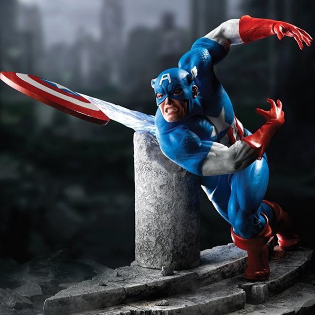 Limited Edition Captain America Figurine