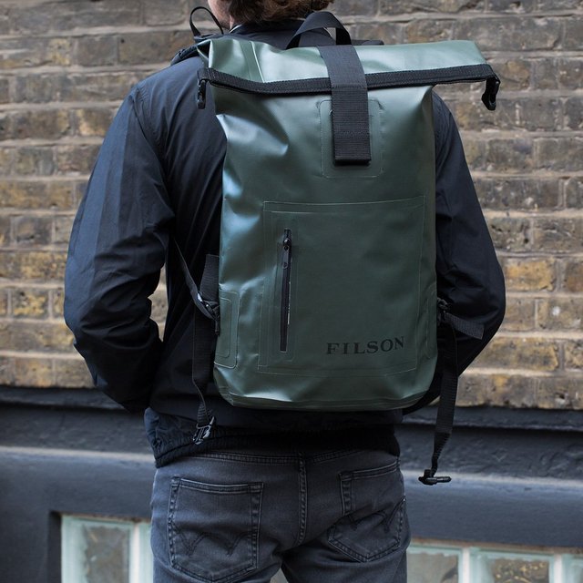 Black Dry Day Backpack by Filson