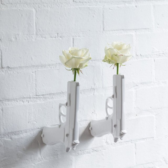 Gun Wall Vase