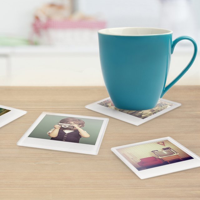 Instant Photo Coasters