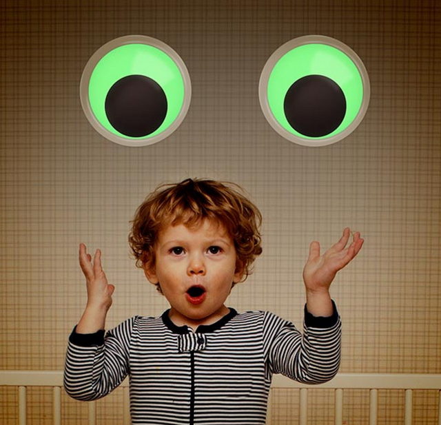 Giant Glow in the Dark Googly Eyes