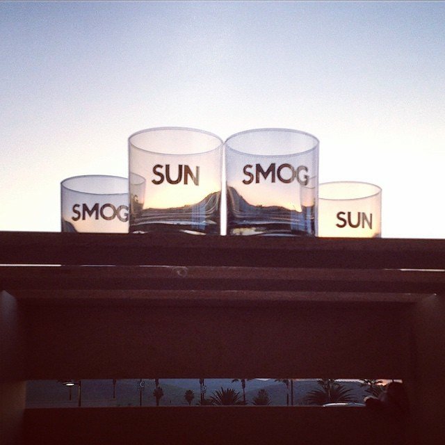 Sun & Smog Rocks Glasses by Sisters of Los Angeles