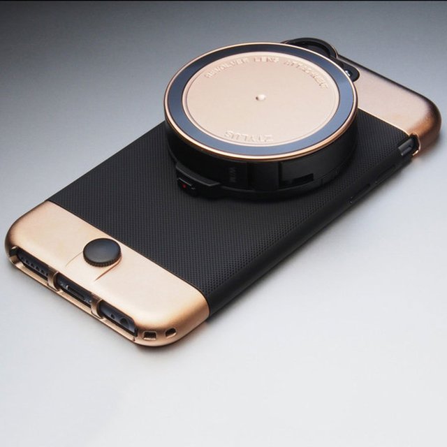 Ztylus Rose Gold Metal iPhone 6/6S Case & Lens Adapter Kit