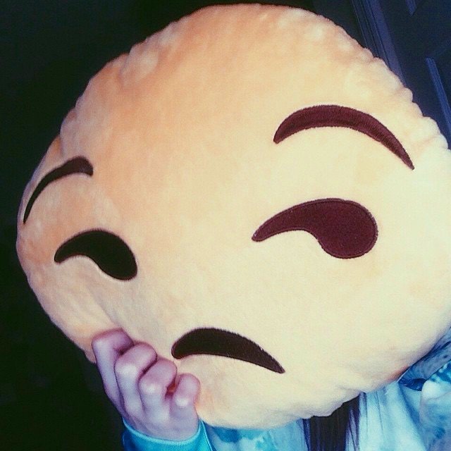 Unamused Emoji Pillow