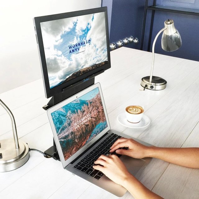 USB-Powered Monitor Laptop Stand