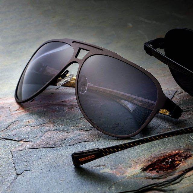 Breed Apollo Brown Carbon Fiber Sunglasses