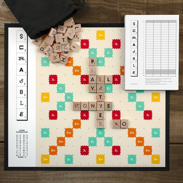 Scrabble Typography 3rd Edition by Andrew Capener