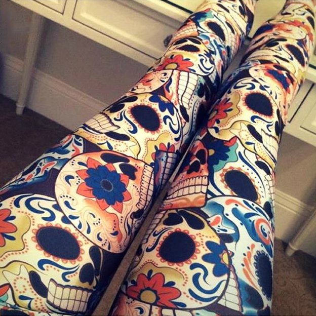 Day of the Dead Leggings