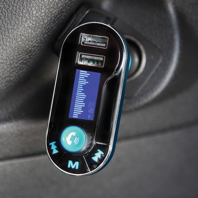 Hands Free Bluetooth Speakerphone FM Transmitter