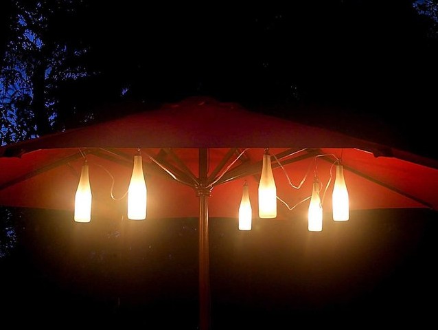 Bottle Umbrella String Lights