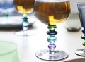 Blue Spectra Wine Glasses