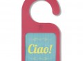Ciao Door Hanger