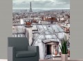 Paris Rooftops Wall Mural