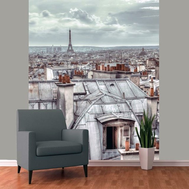 Paris Rooftops Wall Mural