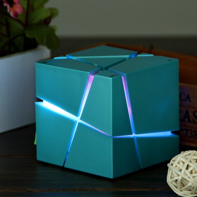 LED Cube Wireless Bluetooth Speaker